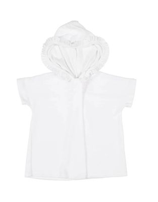 Knitted Terry Hooded Kimono Coverup