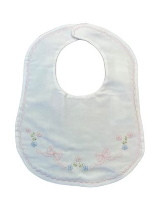White Tiny Bow BIb