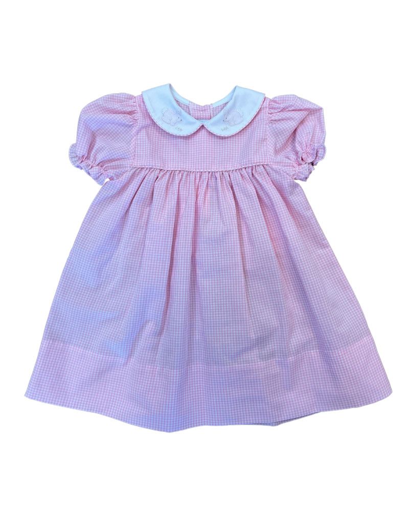 Pink Check Bunny Dress