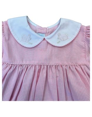 Pink Check Bunny Dress