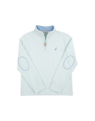 Hayword Half-Zip, Sea Island Seafoam Stripe/Beale Street