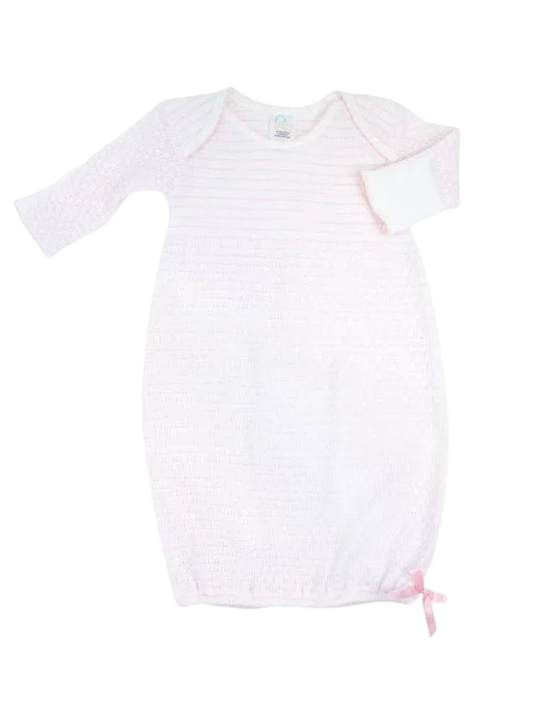 Paty Gown Pink Pinstripe