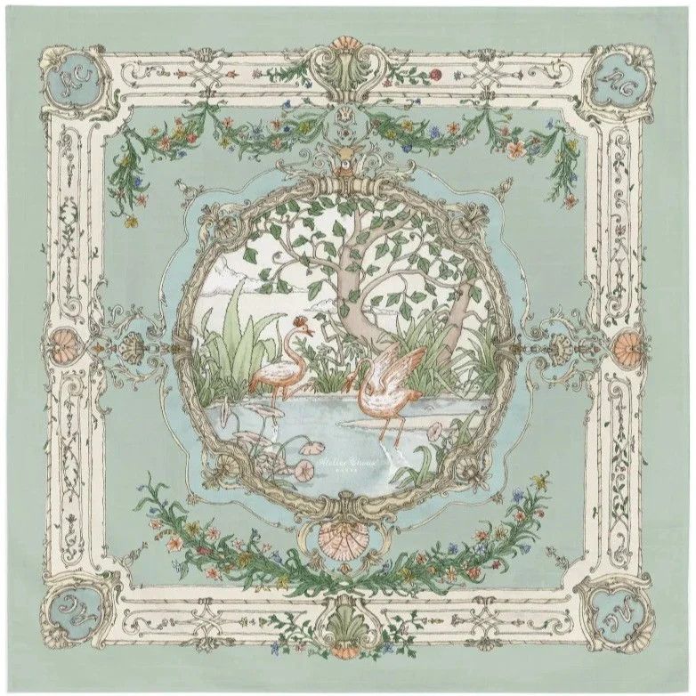 Carrè- Tapestry Olive Green