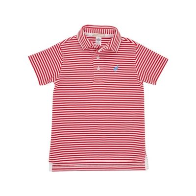Prim and Proper SS Polo, Richmond Red Stripe