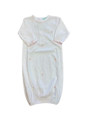 Peggy Gown Pink Polka Dot
