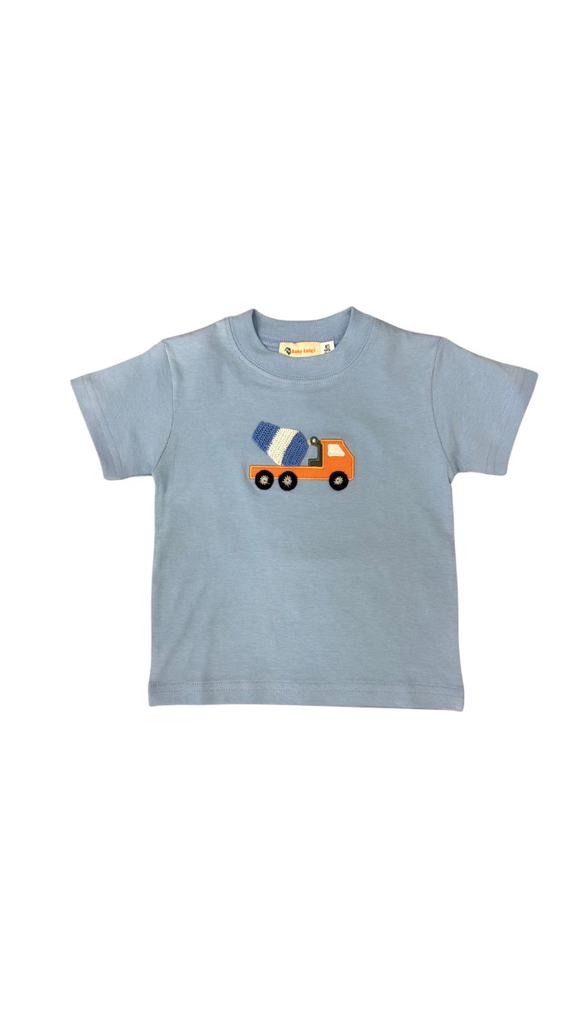 Blue Cement Mixer T-Shirt