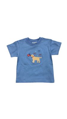 Lab w/Flag &amp; Fireworks T-Shirt