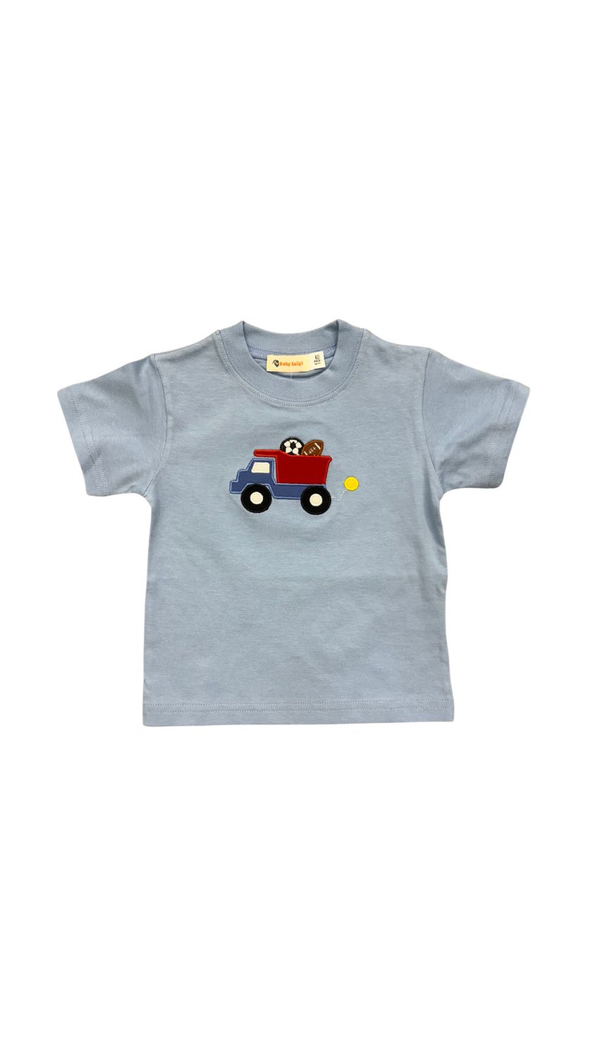 Blue Dump Truck w/ Sport Balls T-Shirt