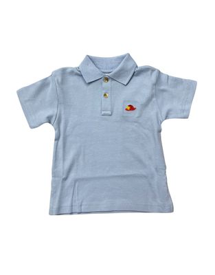 Sky Blue Polo with Fireman Hat