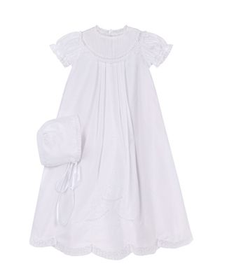 Girls Pintucked Yoke Special Occasion Set NB/3m