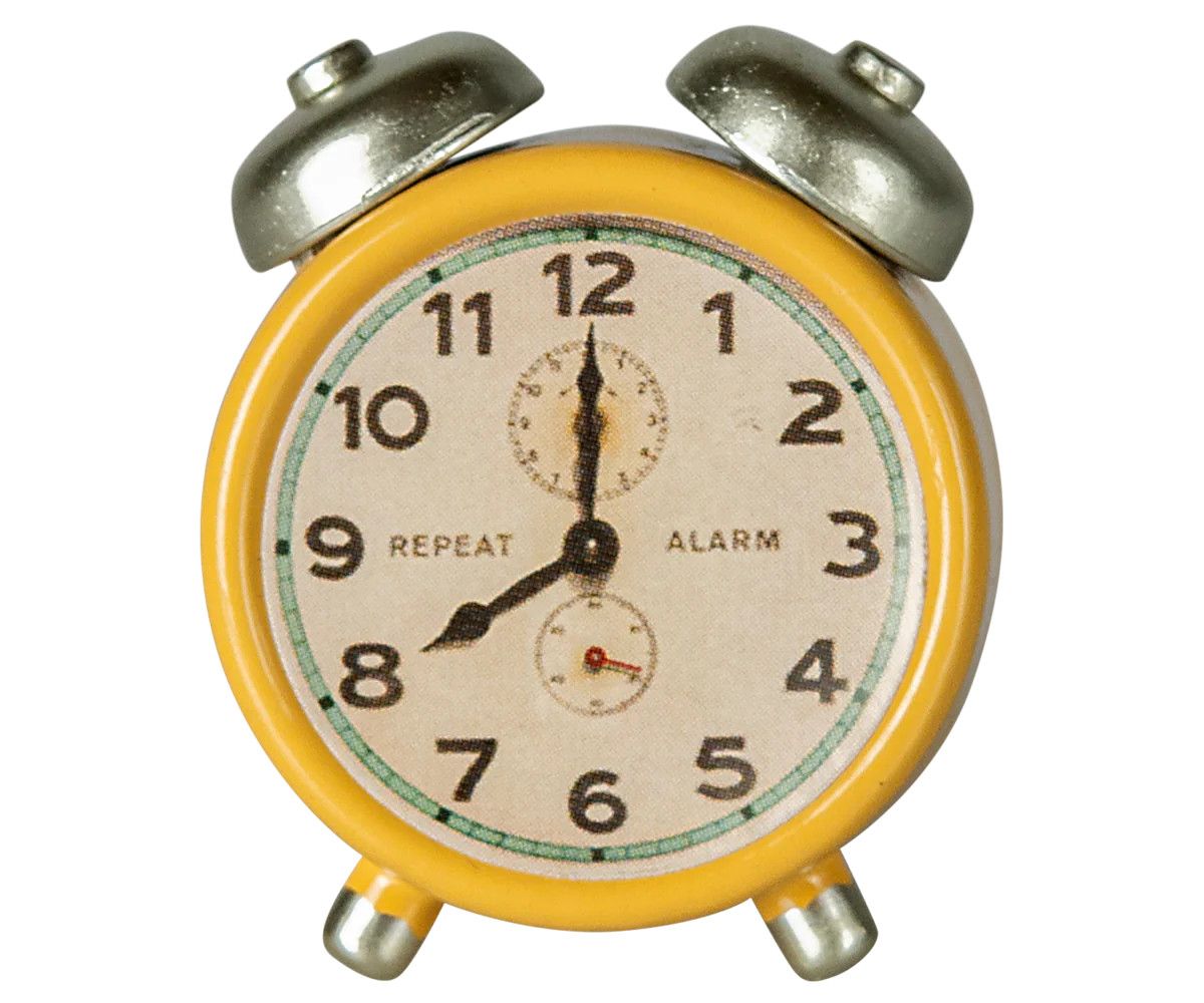 Alarm Clock, Mouse-Yellow