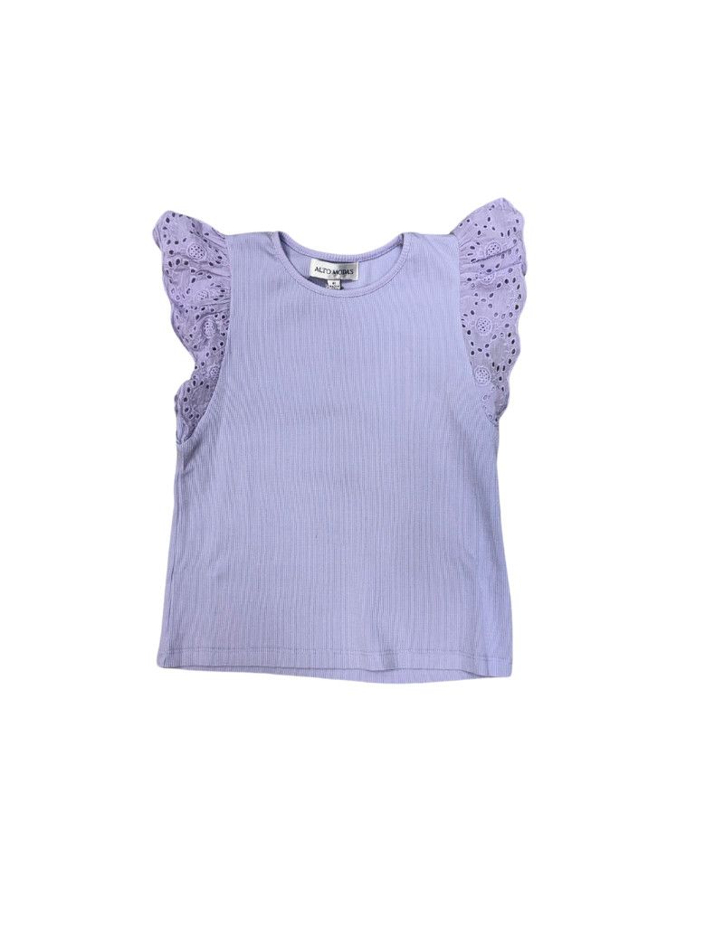 Lavender Flutter Girls Top
