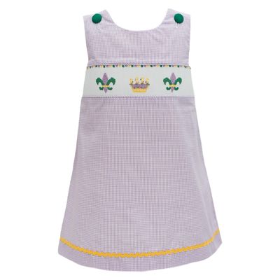 Lavender Smocked Crown Jumper