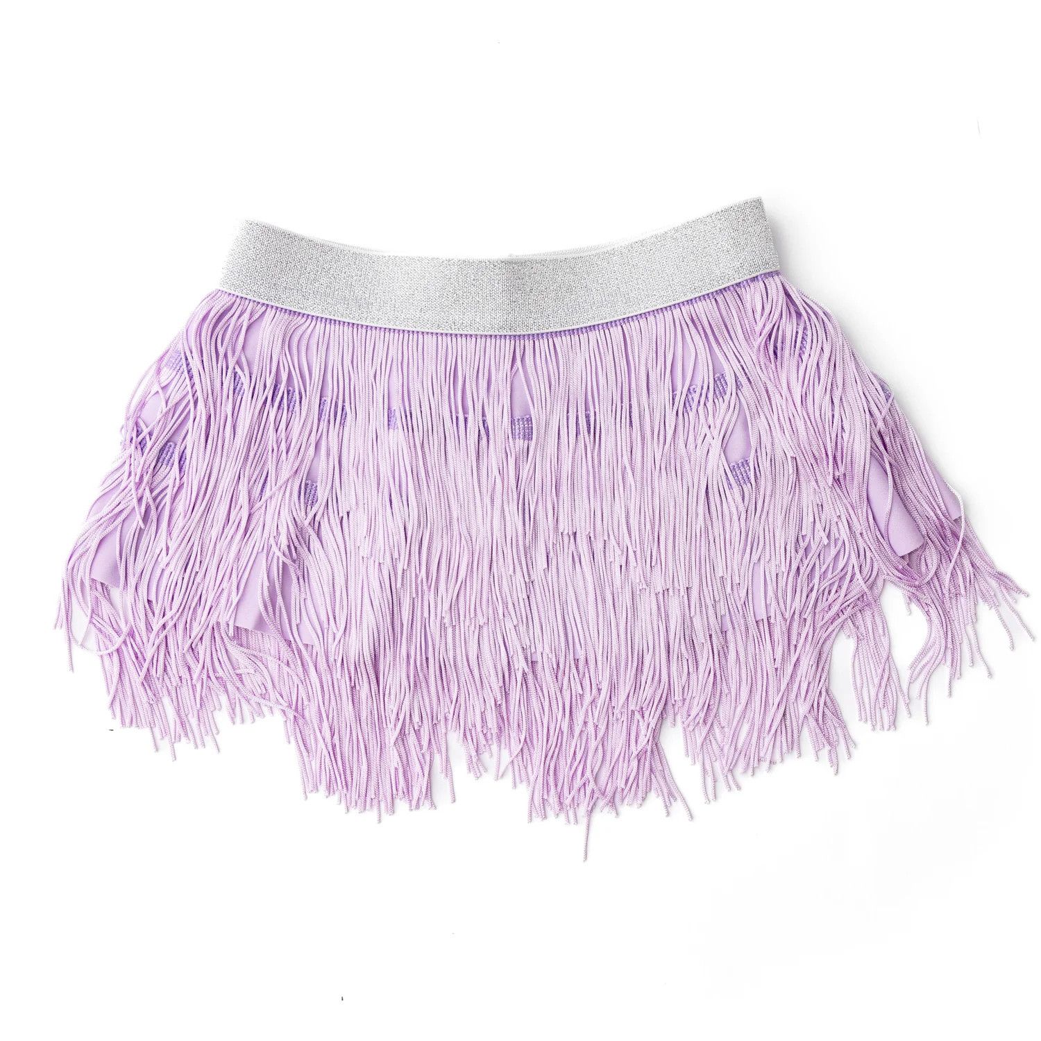 Purple Fringe Skirt