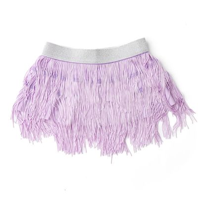 Purple Fringe Skirt
