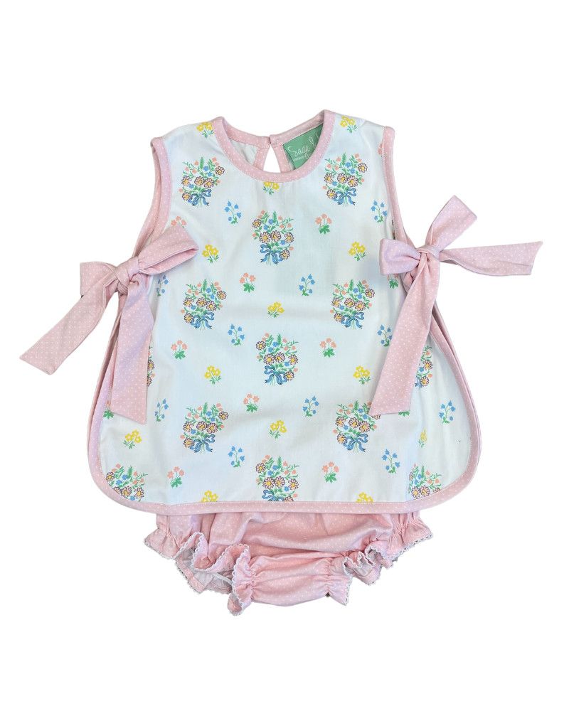 Spring Bouquet Bow Bloomer Set