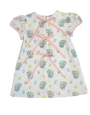 Spring Bouquet Bow Back Dress