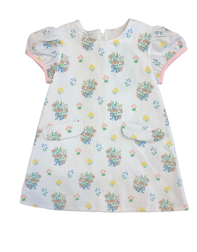 Spring Bouquet Bow Back Dress