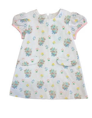 Spring Bouquet Bow Back Dress