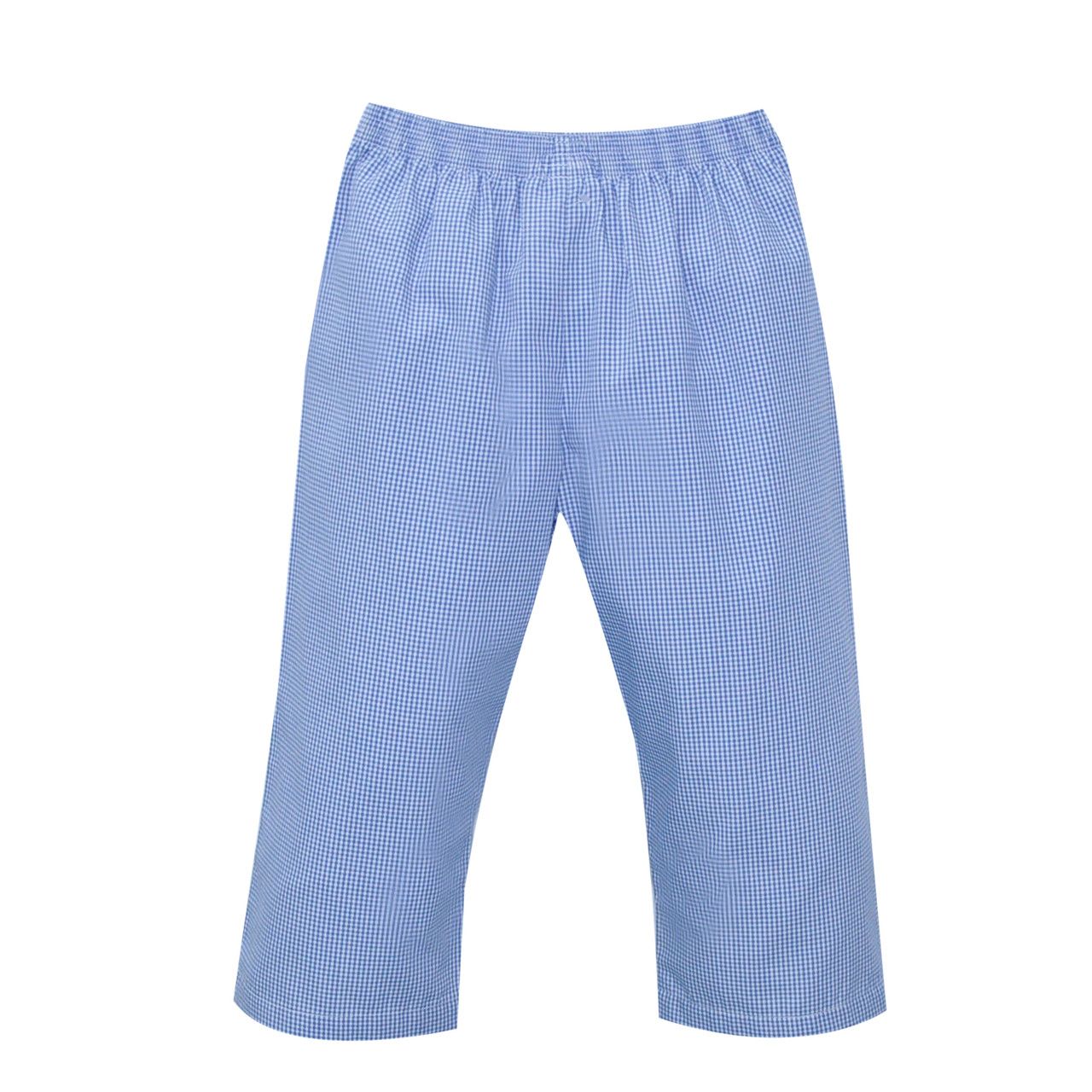 Royal Blue Gingham Jackson Pant