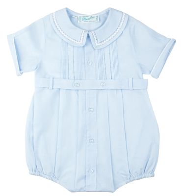 Blue Ric Rac Button Belt Creeper