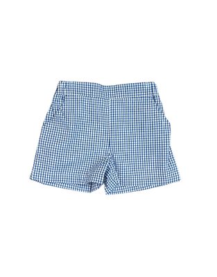  Royal Blue Square Flat Front Bennett Short