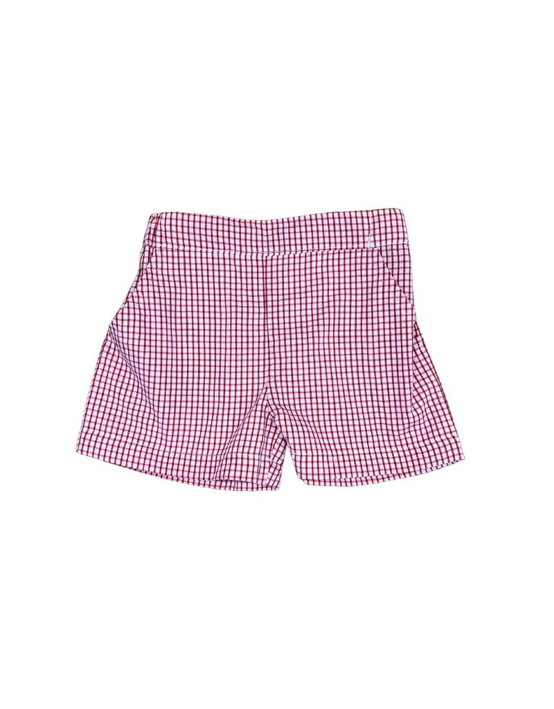 Red Square Flat Front Bennett Short