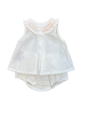 White Alice Bloomer Set