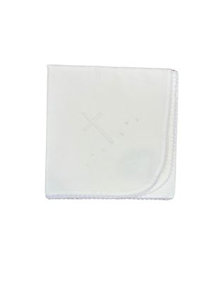 White Baby Blanket, Cross