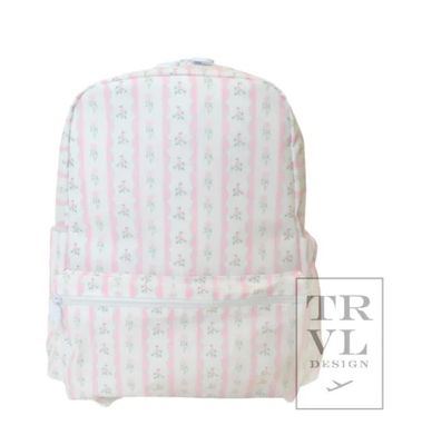 Backpacker Backpack Ribbon Floral Pink