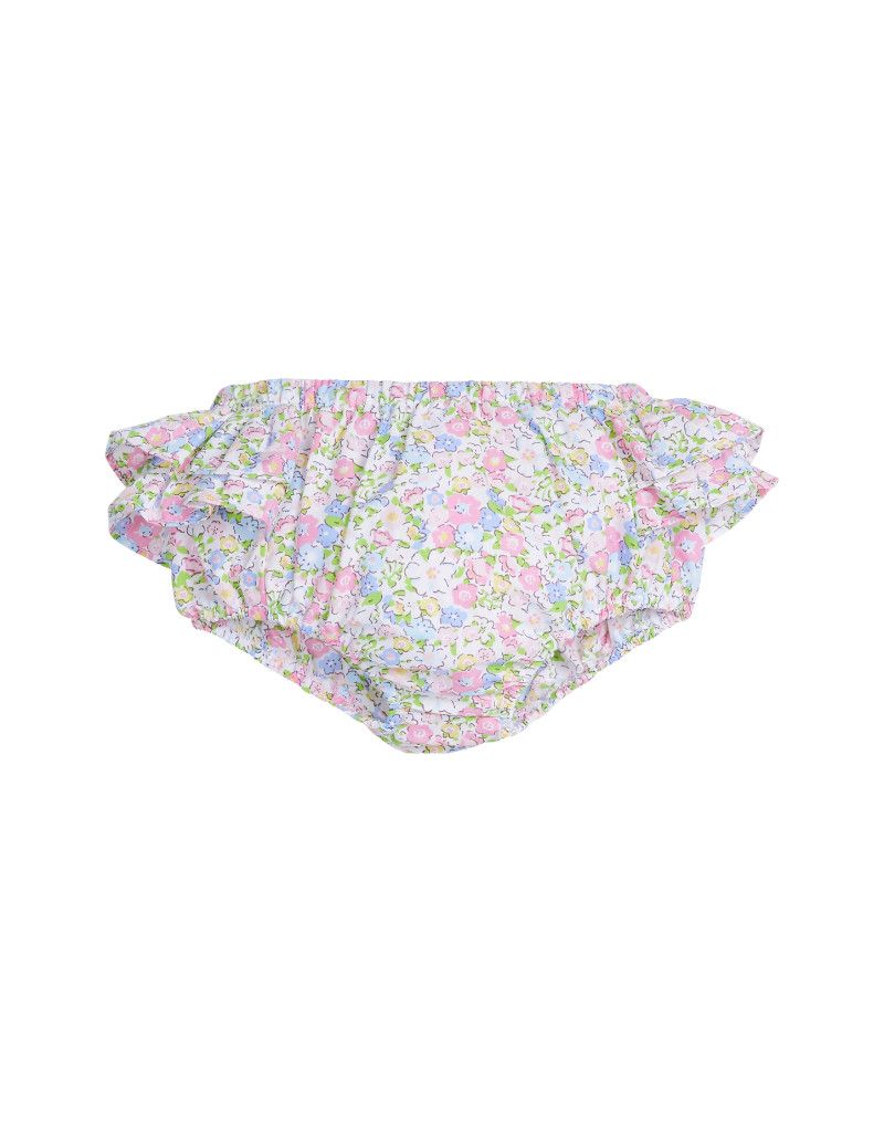 Ruffled Diaper Cover, Cheekwood Floral