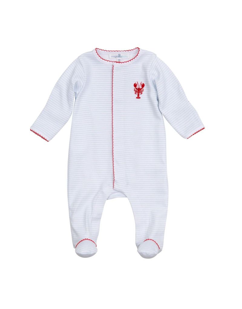 Lil&#39; Snappers Embroidered Footie