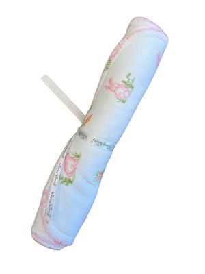 Baby Bunny Patch Pink Burp