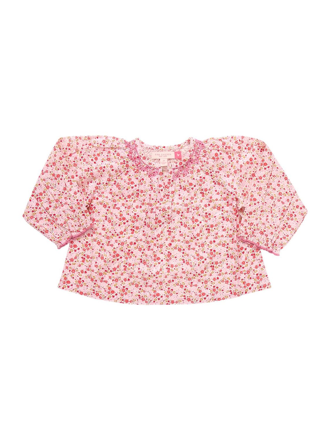 Ava Top - Pink Mini Ditsy