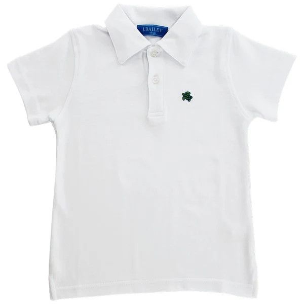 Henry Short Sleeve Polo, White