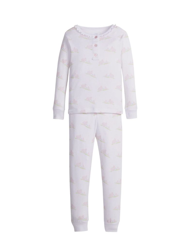 Bunny Printed Jammies, Pink