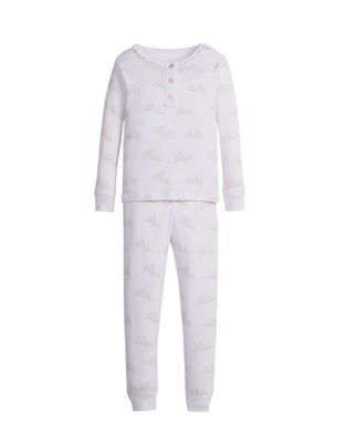 Bunny Printed Jammies, Pink