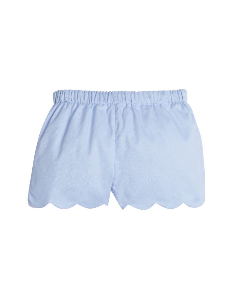 Scallop Short, Breeze Blue Twill