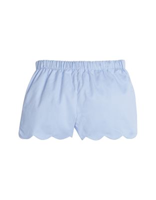 Scallop Short, Breeze Blue Twill