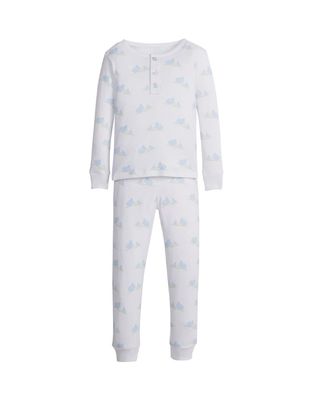 Bunny Printed Jammies, Blue