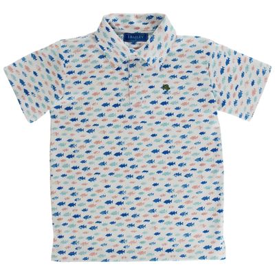 Henry Short Sleeve Performance Polo, Fish