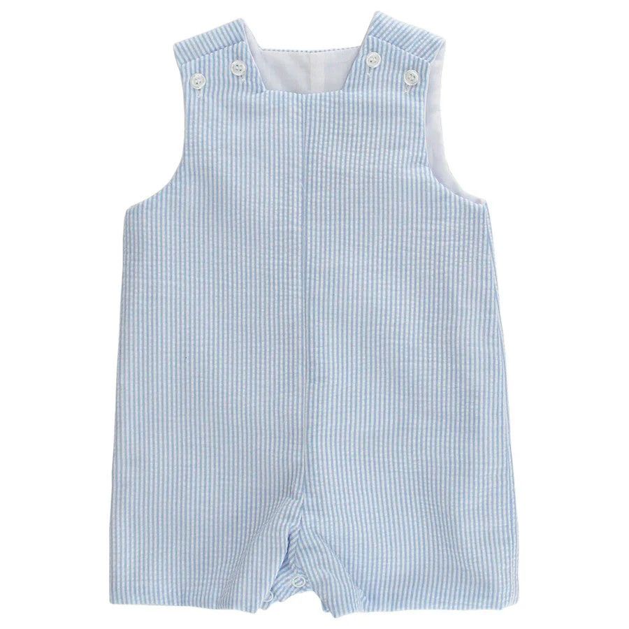 Blue  Seersucker Stripe John John