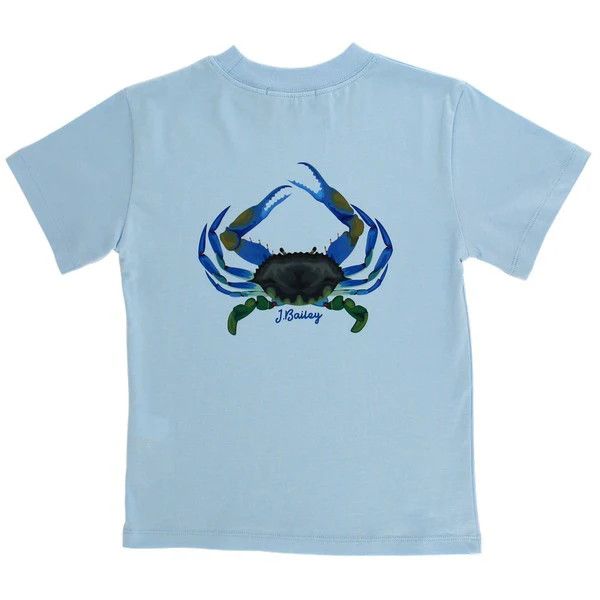 Logo Tee, Crab Bayberry