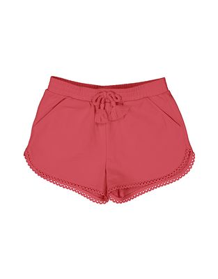 Chenille Shorts, Peony