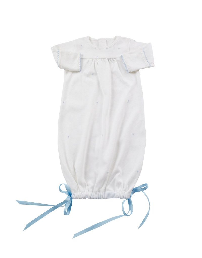 Grayson Knit Scallop Gown Blue NB *PRESALE*