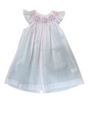Classical Diamond Smock Bishop Float Dress, Pink