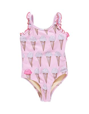 Girls Claire Suit - Neapolitan Ice Cream