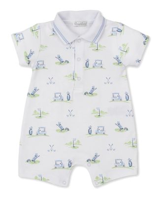 Collared Fairway Four Printed Playsuit