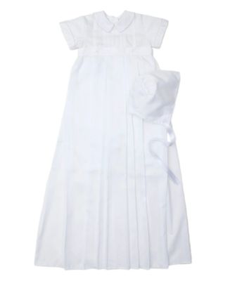 Aiden S/S Christening Gown and Hat Set