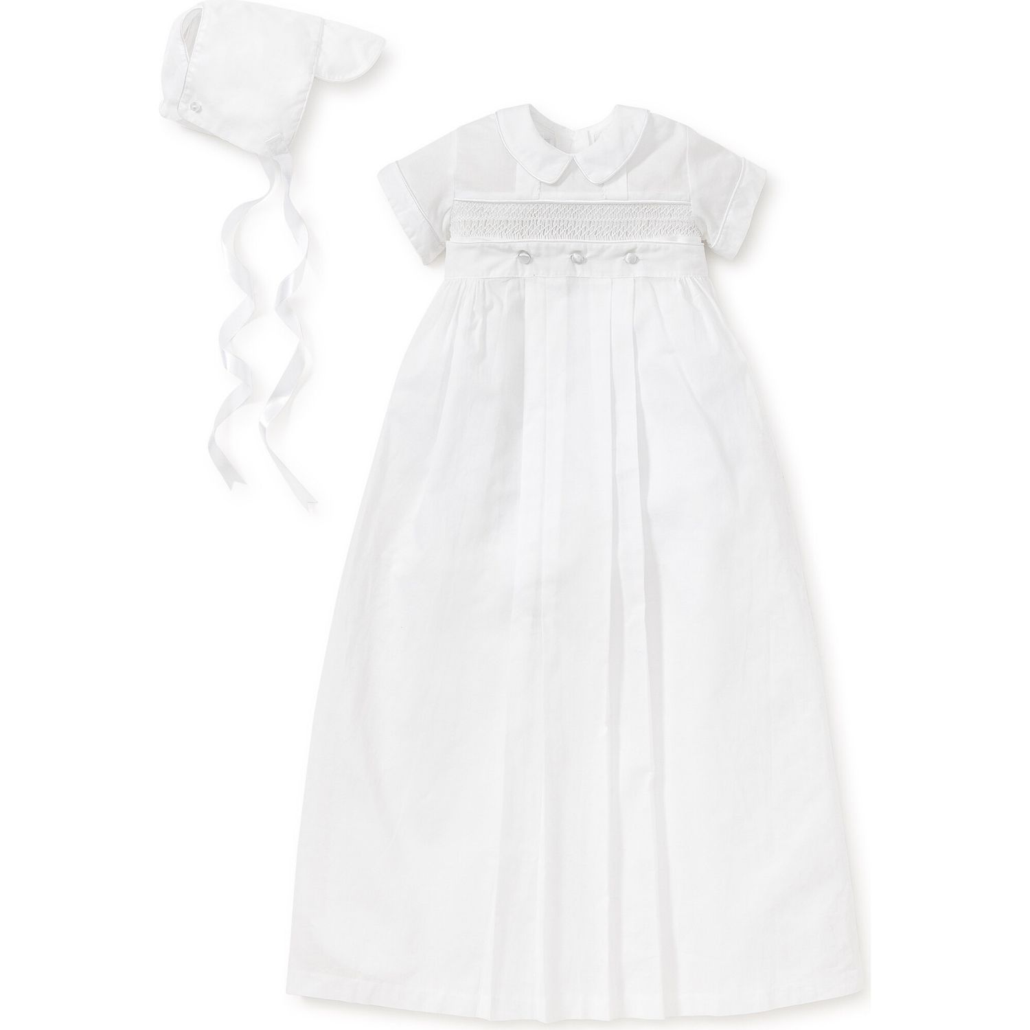 Phillip S/S Christening Gown and Hat Set